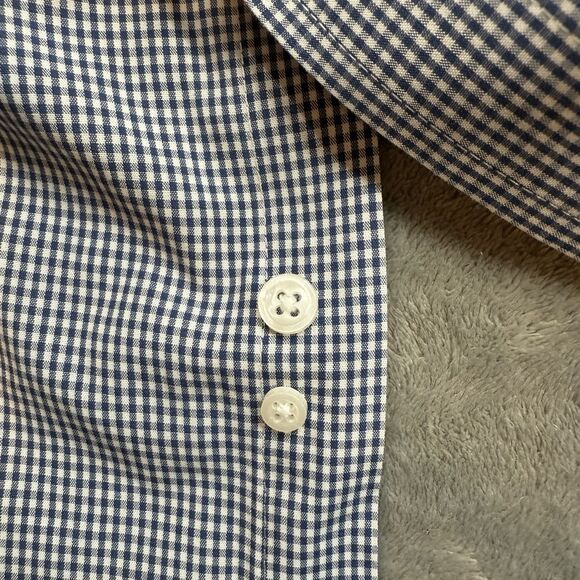 Club Room Button Down Shirt Men’s 16.5 34-35 Blue Regular Fit Performance Office - Picture 8 of 8